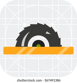 Circular saw icon