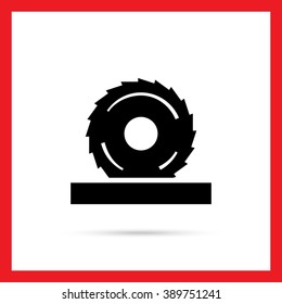 Circular saw icon