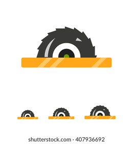 Circular saw icon
