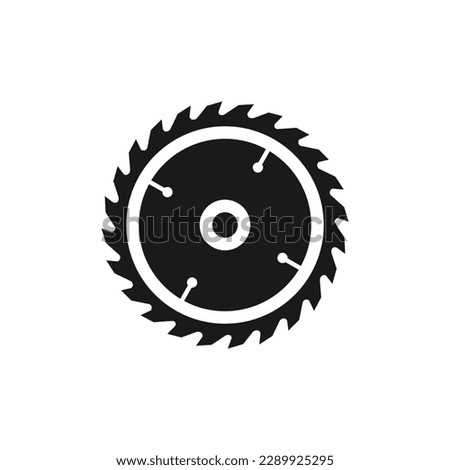 Circular saw icon or Circular saw blade icon vector isolated in flat style. Circular saw blade icon vector isolated. Circular saw  icon trendy for design element. Best symbol vector isolated.