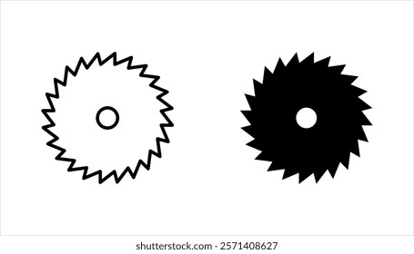 circular saw icon set. From Working tools, Construction and Manufacturing icons. vector illustration on white background