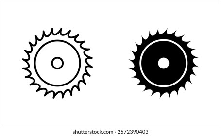 circular saw icon set. From Working tools, Construction and Manufacturing icons. vector illustration on white background