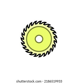 plantillas de diseño de vectores de iconos de sierra circular