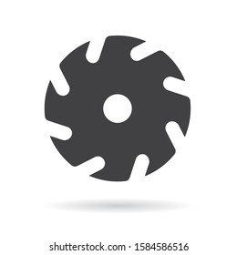 circular saw icon- vector illustration