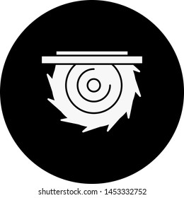 Circular saw icon for your project
