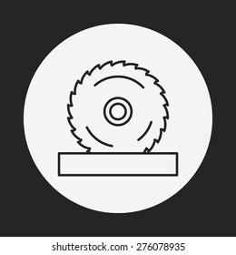 Circular Saw line icon