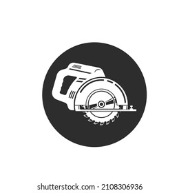 circular saw machine  vector illustration design template