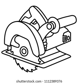 A circular saw is a power-saw using a toothed or abrasive disc or blade to cut different materials using a rotary motion spinning around an arbor. 