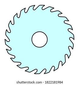 Icono de la vista circular simple Desde herramientas de trabajo