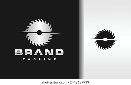 the circular saw slice logo