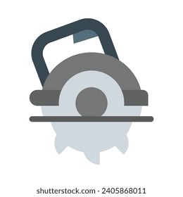 Circular Saw Vector Flat Icon For Personal And Commercial Use.
