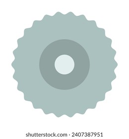 Circular Saw Vector Flat Icon For Personal And Commercial Use.
