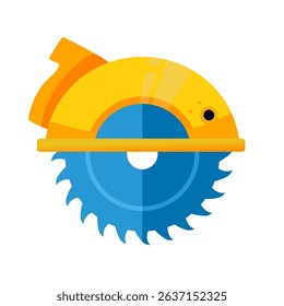 Circular saw, saw – vector icon	