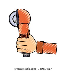 circular saw vector illustration