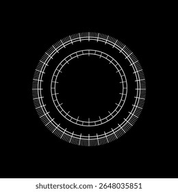 Circular scale features precise radial tick marks and numeric indicators, resembling a technical dial.
