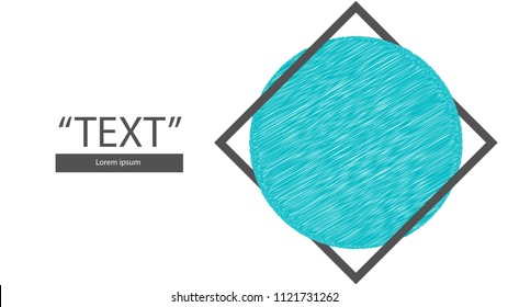 Circular scribble Beautiful design is ideal to make your message stand out.