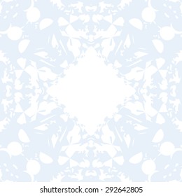 Circular seamless  pattern of abstract motif, spots, hole,  copy space. Handmade.