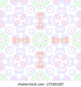 Circular  seamless pattern of decorative motif, spots, hole, bagels. Hand drawn.