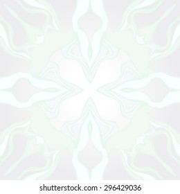Circular seamless  pattern of striped motif, spots, stripes, waves. Hand drawn.