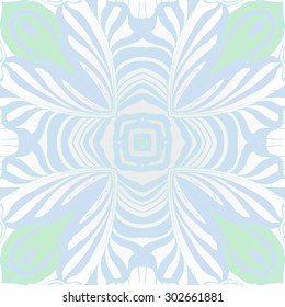 Circular  seamless pattern of striped  motif, stripes, star, spots,  cross. Hand drawn.