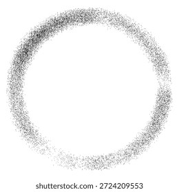 Una forma circular formada por numerosas líneas finas y texturizadas que crean un patrón delicado y abstracto.