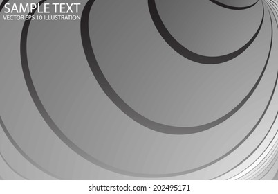 Circular shiny vector background metal illustration - Metal vector abstract circular design  template