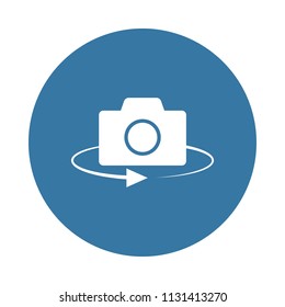 circular sign . Element of web icon in Badge style  on white background