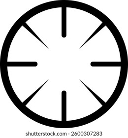 Circular sniper scope crosshairs highlighting precise aiming at a target, representing focus, accuracy, and precision essential for achieving goals and reaching objectives effectively