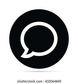 Circular Speech Balloon Icon