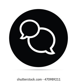 Circular Speech Balloons Icon