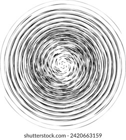 ESPIRAL CIRCULAR CON PUNTOS NEGROS