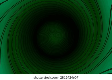 a circular spiral pattern in the form of a passageway