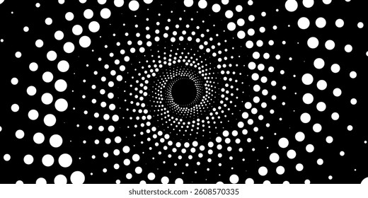 Circular spiral sound wave rhythm from lines. BACKGROUND VECTOR EPS10