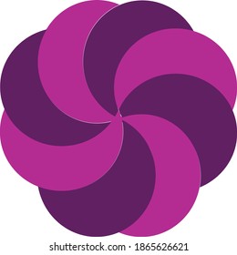 Circular spiral vector free stock design