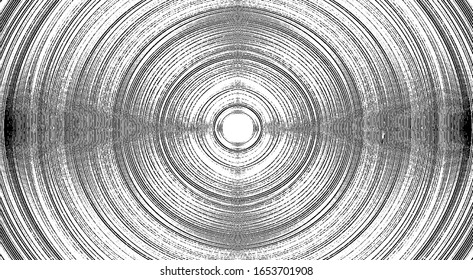 Circular starburst explosion texture. Distressed uneven grunge background. Abstract vector illustration. Overlay to create interesting effect and depth. Isolated on white background.