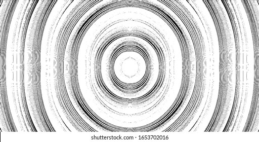 Circular starburst explosion texture. Distressed uneven grunge background. Abstract vector illustration. Overlay to create interesting effect and depth. Isolated on white background.