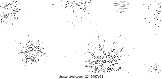 Textura de explosión de estallido circular. Antecedentes desiguales. Ilustración del vector abstracto. Superposición para crear un efecto interesante y profundidad. Aislado sobre fondo blanco.