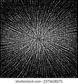 Textura de explosión de estallido circular. Antecedentes desiguales. Ilustración del vector abstracto. Superposición para crear un efecto interesante y profundidad. Aislado sobre fondo blanco.