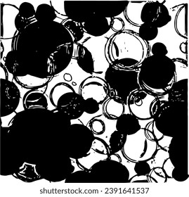 Circular starburst explosion texture. Distressed uneven grunge background. Abstract vector illustration. Overlay to create interesting effect and depth. Isolated on white background.