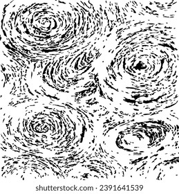 Circular starburst explosion texture. Distressed uneven grunge background. Abstract vector illustration. Overlay to create interesting effect and depth. Isolated on white background.
