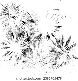 Circular starburst explosion texture. Distressed uneven grunge background. Abstract vector illustration. Overlay to create interesting effect and depth. Isolated on white background.