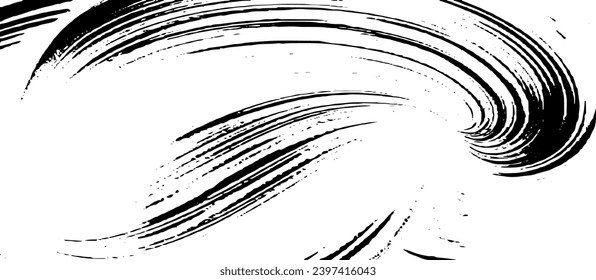 Circular starburst explosion texture. Distressed uneven grunge background. Abstract vector illustration. Overlay to create interesting effect and depth. Isolated on white background.