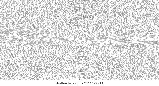 Circular starburst explosion texture. Distressed uneven grunge background. Abstract vector illustration. Overlay to create interesting effect and depth. Isolated on white background.