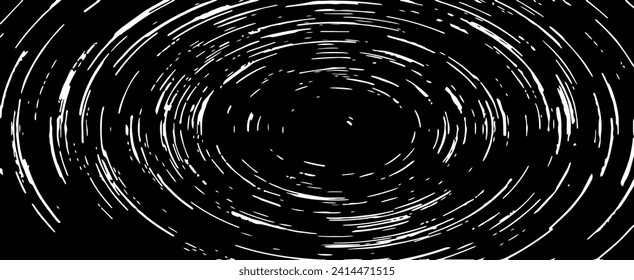 Circular starburst explosion texture. Distressed uneven grunge background. Abstract vector illustration. Overlay to create interesting effect and depth. Isolated on white background.