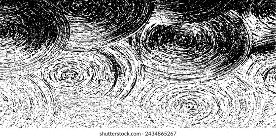 Circular starburst explosion texture. Distressed uneven grunge background. Abstract vector illustration. Overlay to create interesting effect and depth. Isolated on white background.