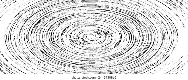 Textura de explosión de estallido circular. Fondo de grunge desigual angustiado. Abstractas Ilustración vectorial. Superposición para crear un efecto y una profundidad interesantes. Aislado sobre fondo blanco.