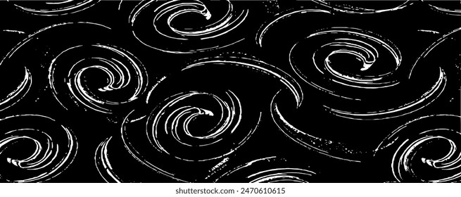 Circular starburst explosion texture. Distressed uneven grunge background. Abstract vector illustration. Overlay to create interesting effect and depth. Isolated on white background.