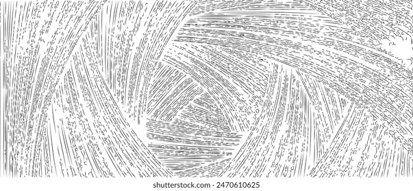 Textura de explosión de estallido circular. Fondo de grunge desigual angustiado. Abstractas Ilustración vectorial. Superposición para crear un efecto y una profundidad interesantes. Aislado sobre fondo blanco.