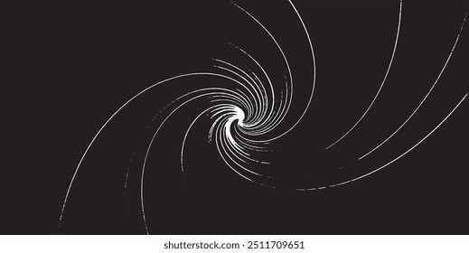Circular starburst explosion texture. Distressed uneven grunge background. Abstract vector illustration. Overlay to create interesting effect and depth. Isolated on white background.