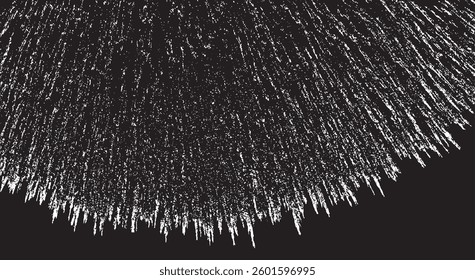 Circular starburst explosion texture. Distressed uneven grunge background. Abstract vector illustration. Overlay to create interesting effect and depth. Isolated on white background.